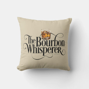 Bourbon Whisperer Throw Kissen