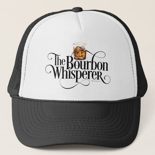 Bourbon Whisperer Trucker Hat Truckerkappe (Vorderseite)