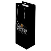 Bourbon Whisperer Wein Geschenktasche Geschenktüte Für Weinflaschen (Vorderseite Schrägansicht)