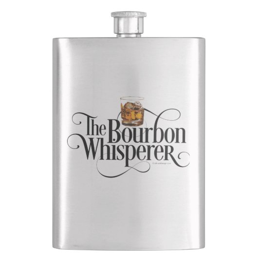 Bourbon Whisperflasche Flachmann (Vorderseite)