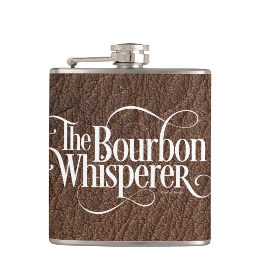 BourbonWhisperer Flachmann (Vorderseite)