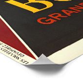 Bourdou Vintage Aperitif Poster (Ecke)