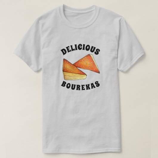 Bourekas Savory Pastry Israelische Küche jüdische  T-Shirt (Design vorne)