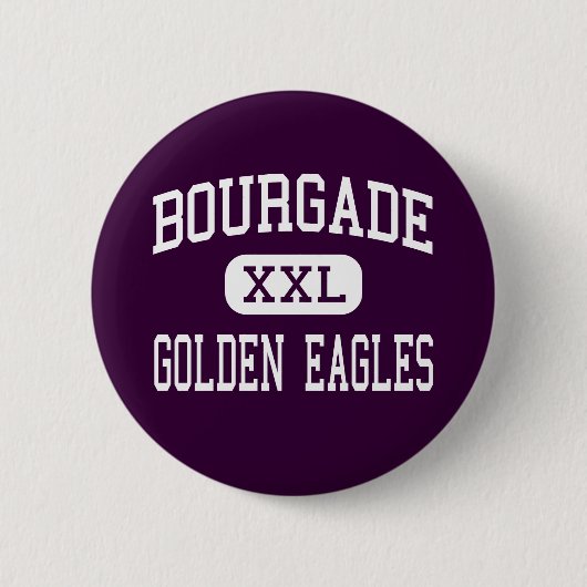 Bourgade - goldenes Eagles - Katholischer - Button (Vorderseite)