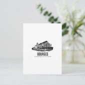 Bourges  Cathedrale SaintEtienne  Affiche Vintage  Postkarte (Stehend Vorderseite)