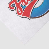 Bourges france Vintages Logo. Seidenpapier (Ausschnitt)