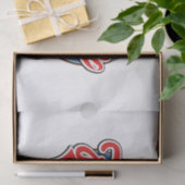 Bourges france Vintages Logo. Seidenpapier (Geschenk)