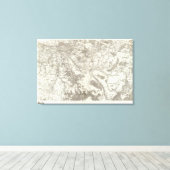 Bourges Leinwanddruck (Insitu (Holzboden))