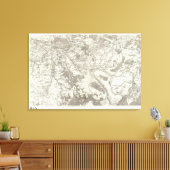 Bourges Leinwanddruck (Insitu (Wohnzimmer))