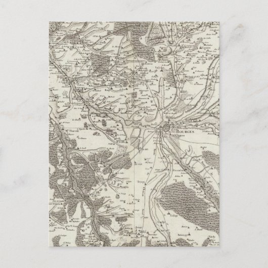 Bourges Postkarte (Vorderseite)