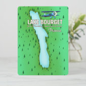 Bourget-Frankreich schönes Reiseplakat (Stehend Vorderseite)