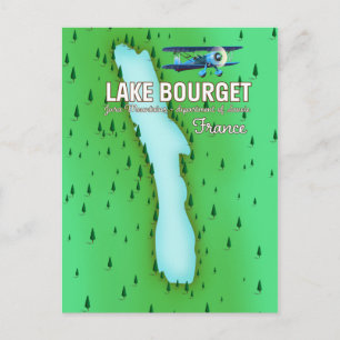 Bourget-Frankreich schönes Reiseplakat Postkarte