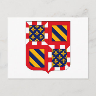 Bourgogne-Wappen-Postkarte Postkarte