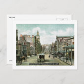 Bourke St., Melbourne, Australien Vintag Postkarte (Vorne/Hinten)