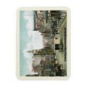 Bourke St., Melbourne, Australien Vintag Style Magnet (Vertikal)