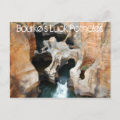 Bourke's Luck Potholes, Mpumalanga, Südafrika Postkarte (Vorderseite)
