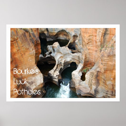 Bourke's Luck Potholes Print Poster (Vorne)