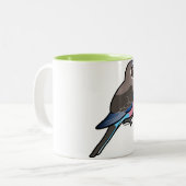 Bourkes Papagei Zweifarbige Tasse (Vorderseite Links)