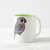 Bourkes Papagei Zweifarbige Tasse (VorderseiteRechts)