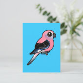 Bourke's Parakeet Postkarte (Stehend Vorderseite)
