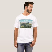 Bourne-Brücke über Cape Cod-Kanal-Ansicht T-Shirt (Vorne ganz)