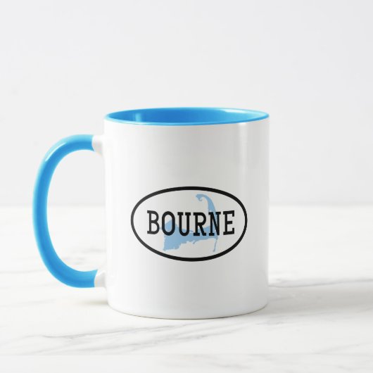 Bourne, MA-Kaffee-Tasse Tasse (Links)