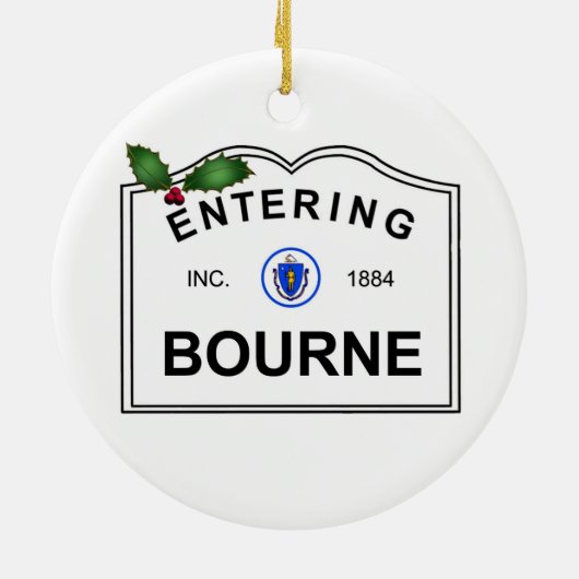 Bourne MA Keramikornament (Hinten)