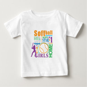 Bourne Softball Baby T-shirt