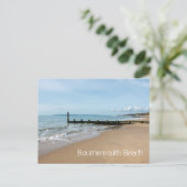 Bournemouth Beach Postkarte (Stehend Vorderseite)