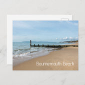 Bournemouth Beach Postkarte (Vorne/Hinten)