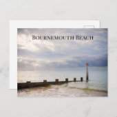 Bournemouth Beach Postkarte (Vorne/Hinten)