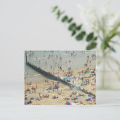 Bournemouth Beach UK Postkarte (Stehend Vorderseite)