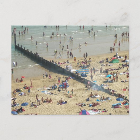Bournemouth Beach UK Postkarte (Vorderseite)