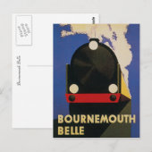 Bournemouth Belle Postkarte (Vorne/Hinten)