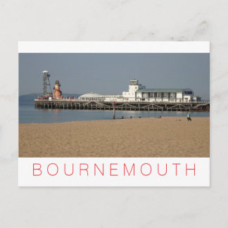 Bournemouth Feiertagspostkarte