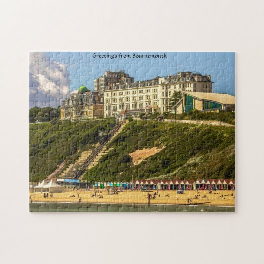 Bournemouth-Küste. Puzzle (Horizontal)