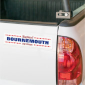 BOURNEMOUTH - Meine Zuhause - England Rote und ros Autoaufkleber (Auf Lkw)