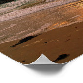 Bournemouth Pier and Beach Dorset England Poster (Ecke)