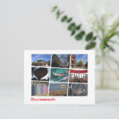 Bournemouth Postkarte (Stehend Vorderseite)