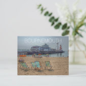 Bournemouth Postkarte (Stehend Vorderseite)
