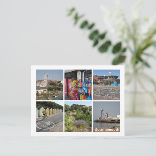 Bournemouth Postkarte (Stehend Vorderseite)