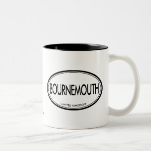 Bournemouth, Vereinigtes Königreich Zweifarbige Tasse