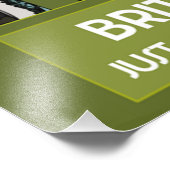 Bournemouth Vintag Retro Seaside Art Poster (Ecke)