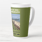 Bournemouth Vintag Retro Seaside Milchtasse (Rechte Ecke)