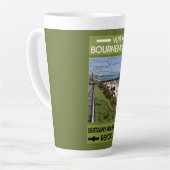 Bournemouth Vintag Retro Seaside Milchtasse (Linke Ecke)