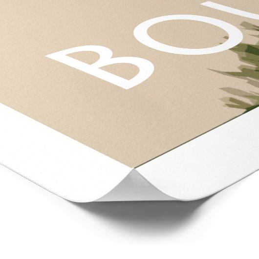 BOURNEMOUTH Vintag Style Poster (Ecke)