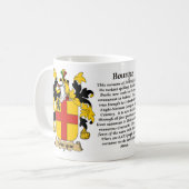 Bourque, der Ursprung, die Bedeutung und das Kaffeetasse (Vorderseite Links)