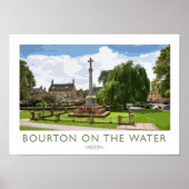 Bourton auf dem Poster der Wasserbahn (Vorne)