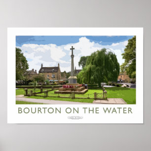 Bourton auf dem Poster der Wasserbahn