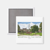 Bourton auf dem Poster der Wasserbahn Magnet (Vorderseite/Rückseite)